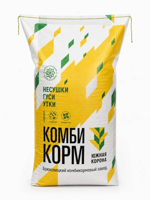 Упаковка комбикорма для кур-несушек Старт ПК2, 25 кг